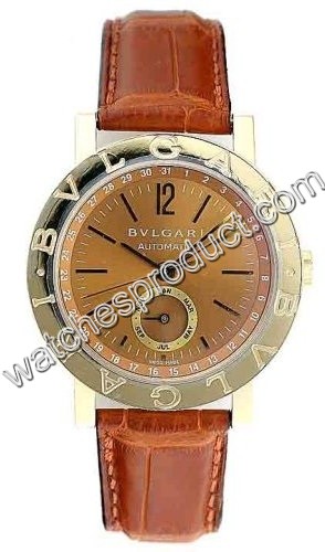 Bvlgari Brown Dial Mens Watch BB38GLAC4/C1