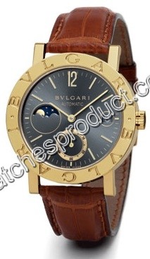 Bvlgari Anthracite Galvanic Dial Mens Watch BB38GLMP/C5