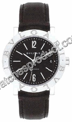 Bvlgari Black Dial Mens Watch BB38SLDAUTO