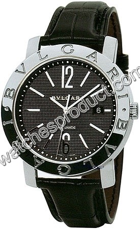 Bvlgari Black Dial Mens Watch BB42BSLDAUTO