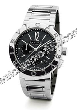 Bvlgari Black Dial Mens Watch BB42BSSDCH