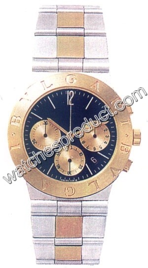 Bvlgari Black Dial Mens Watch CH35SGD