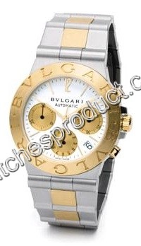 Bvlgari Diagono Steel & Gold Watch CH35WSGDAUTO