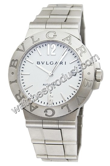 Bvlgari White Dial Mens Watch LCV38WSSD