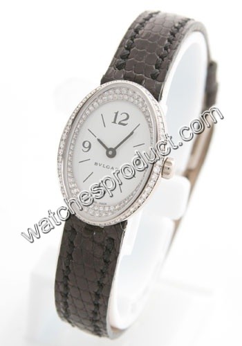 Bvlgari Ovale White Gold set with Diamonds Watch OVW27GL/RC1