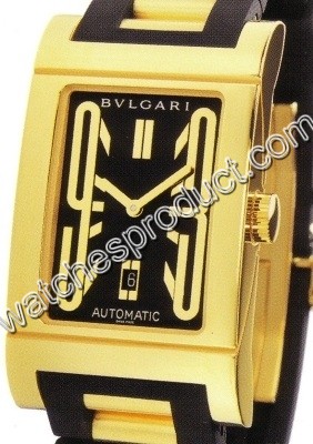 Bvlgari Black Dial Mens Watch RT45GVD