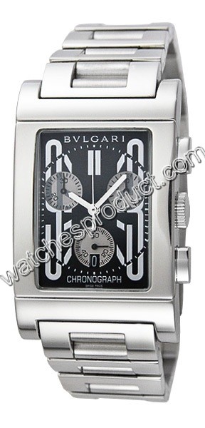 Bvlgari Black Dial Mens Watch RTC49BSSD