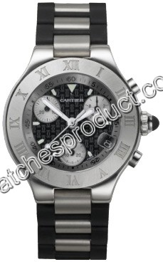 Cartier Black Dial Watch 21-W10198U2