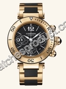 Cartier Pasha Pink Gold Watch W301980M