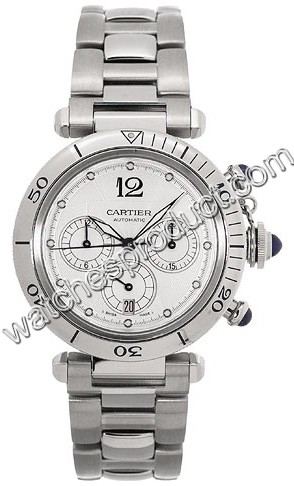 Cartier Silver Guilloche Dial Watch W31030H3