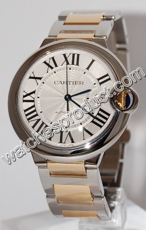 Cartier Silvered Dial mens Watch W69009Z3