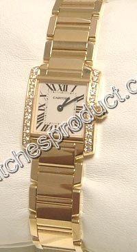 Cartier WE1001R8 Yellow Gold set with Diamonds Watch