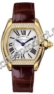 Cartier Roadster Yellow Gold set with Diamonds Watch WE500160