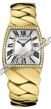 Cartier Silver Guilloche Dial Ladies Watch WE60020H