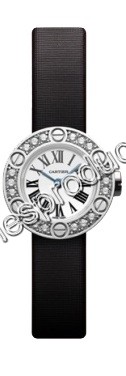 Cartier Silver Roman Numeral Dial Ladies Watch WE800331