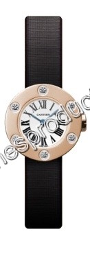 Cartier Silver Roman Numeral Dial Ladies Watch WE800531