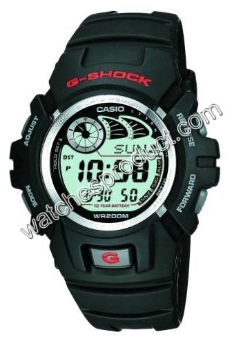 Casio G-Shock Black Resin Watch 2900F-1VER