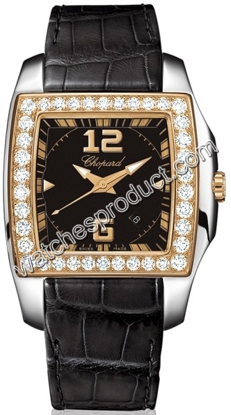 Chopard 138473-9001 Steel & Rose Gold set with Diamonds Watch