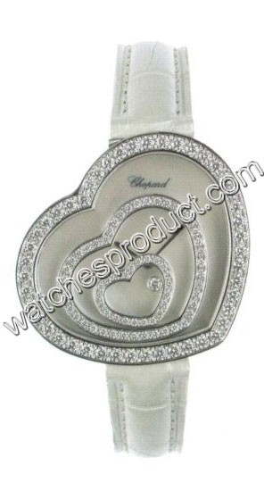 Chopard White Mother of Pearl Dial Ladies Watch 20-9057