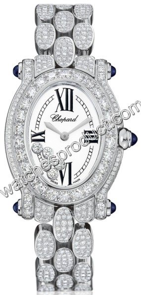 Chopard Happy Sport White Gold set with Diamonds Watch 277467-1001