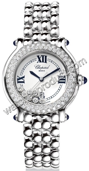 Chopard Happy Sport Steel & White Gold set with Diamonds Watch 278294-2005