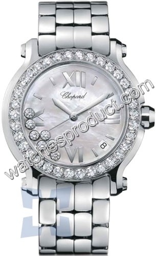 Chopard Steel & White Gold set with Diamonds Watch 278478-2002