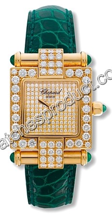 Chopard Diamond Pave Dial Ladies Watch 38-3447-22-yg