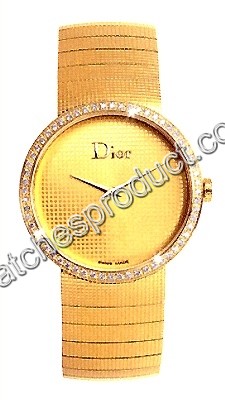 Christian Dior CD042151M001 Gold set with Diamonds Watch