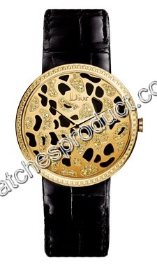 Christian Dior Gold set with Diamonds Watch CD043154A001