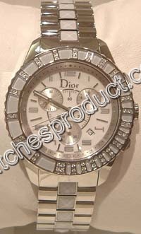 Christian Dior White Varnished Dial Unisex Watch CD114311M001