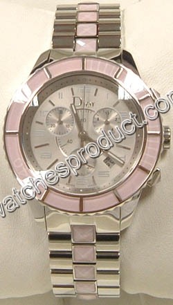 Christian Dior White Mother of Pearl Dial Ladies Watch CD114314M001