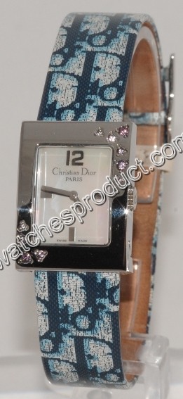 Christian Dior White Mother of Pearl Dial Watch D78-1093