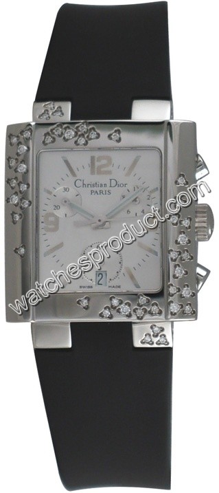 Christian Dior Silver Quarter Arabic Dial Watch D81-101-AGTC