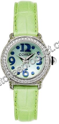 Corum Green Dial Ladies Watch 101-172-47-0007-PN54