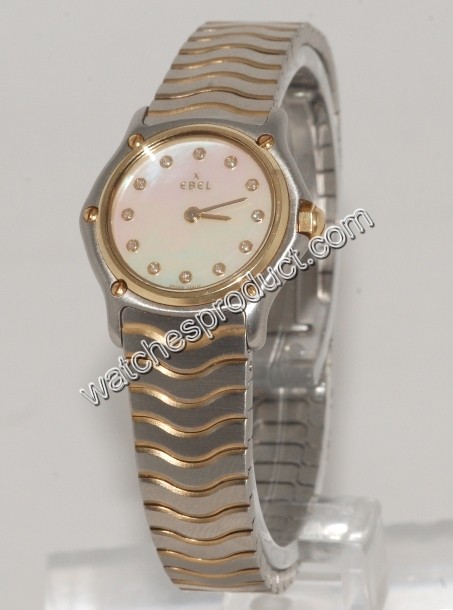 Ebel White Mother of Pearl Diamond Dial Watch 1157111/0925