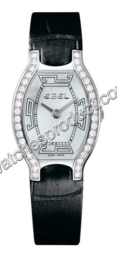 Ebel Beluga Tonneau Steel set with Diamonds Watch 1215089