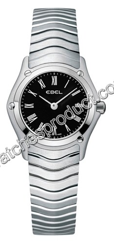 Ebel Black Roman Numeral Dial ladies Watch 1215258