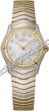 Ebel Classic Lady Mini Steel & Gold set with Diamonds Watch 1215262