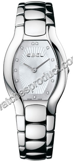 Ebel White Mother-of-pearl Guilloche Dial Ladies Watch 1215289