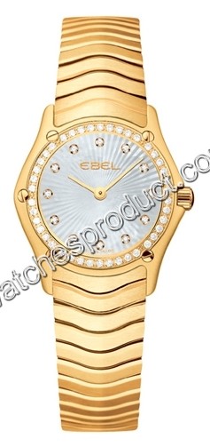 Ebel Classic Lady Mini Yellow Gold set with Diamonds Watch 1215398