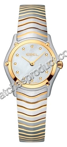 Ebel White Mother of Pearl Diamond Dial ladies Watch 1215401