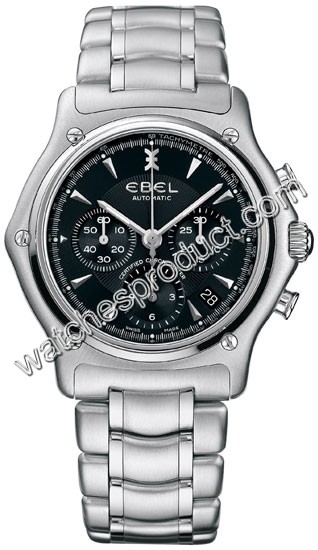 Ebel Black Guilloche Dial Watch 1215486