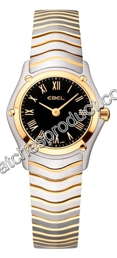 Ebel Black Roman Numeral Dial Watch 1215644