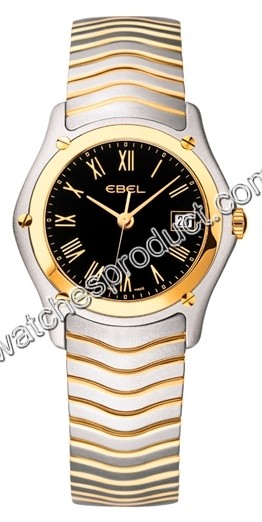 Ebel Black Roman Numeral Dial Watch 1215647