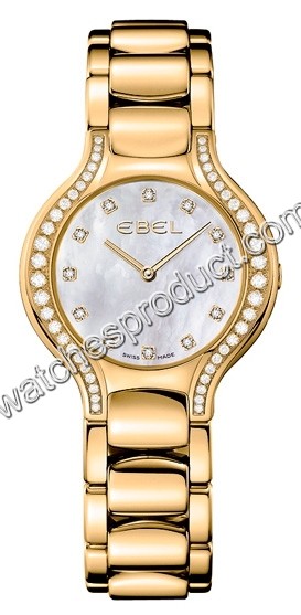 Ebel White Mother of Pearl Diamond Dial ladies Watch 1215874