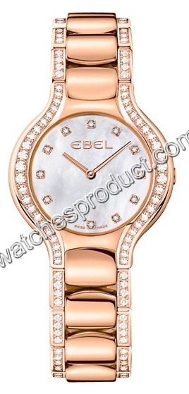 Ebel White Mother of Pearl Diamond Dial Watch 1290092