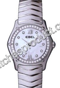 Ebel White Mother-of-pearl Dial Ladies Watch 9157F14-9725