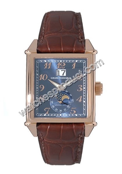 Girard Perregaux Blue Dial Mens Watch 25800-52-421-BA6A