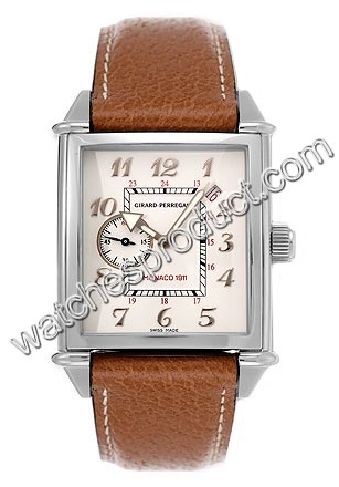 Girard Perregaux Cream Dial Mens Watch 25830-11-821-TDCA