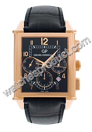 Girard Perregaux Black Dial Mens Watch 25840-0-52-6056